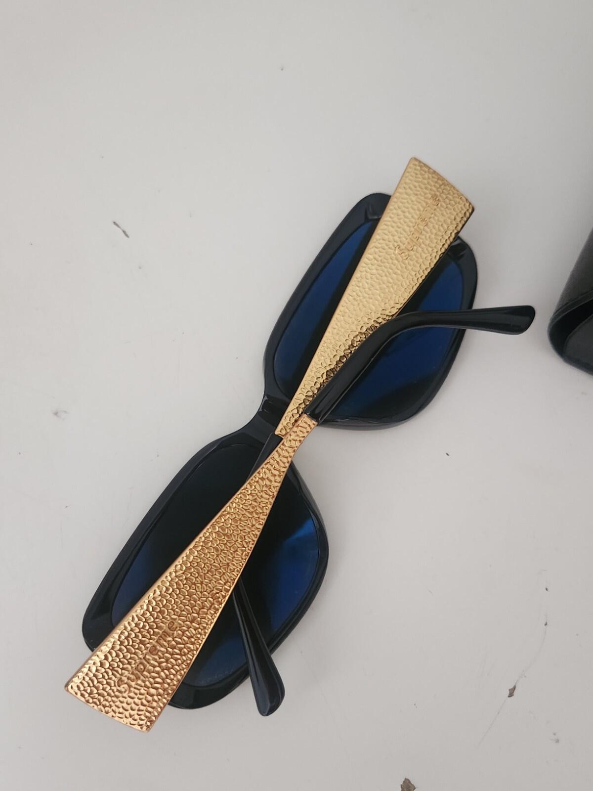 SS17 Supreme Royce sunglasses RRP £168 Black Gold Made in Italy New Handmade