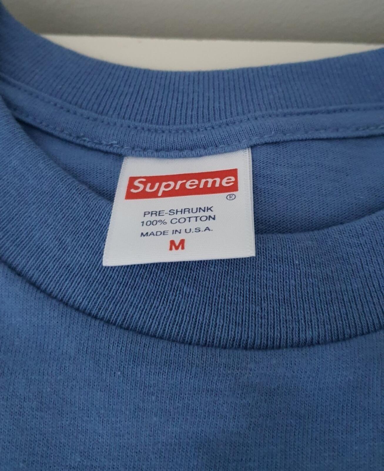 SS21 Supreme Anna Nicole Smith Tee Dusty Light Royal Size M