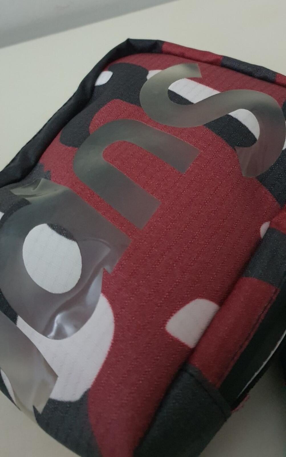 SS21 Supreme Neck Pouch Shoulder Bag Red Camo Water Resistant