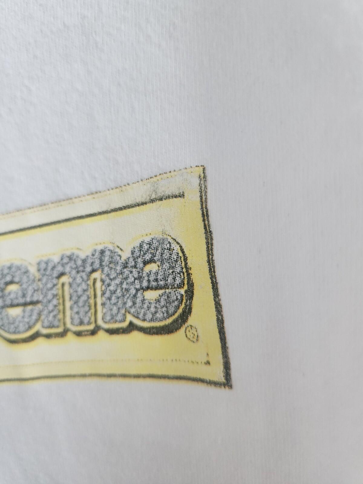 SS13 Supreme Bling Box Logo Tee size M medium white T-shirt Rare Vintage 2013