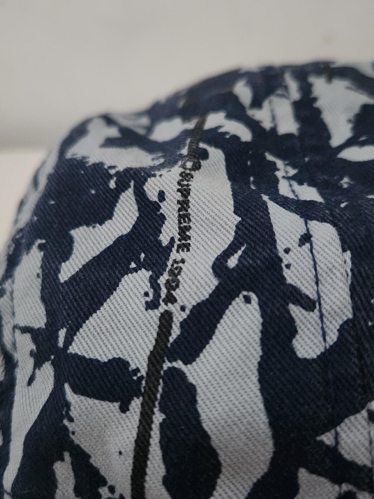 SS13 Supreme Reed Camo Camp Cap 2013 Vintage Hat Navy Box Logo Camo Camouflage