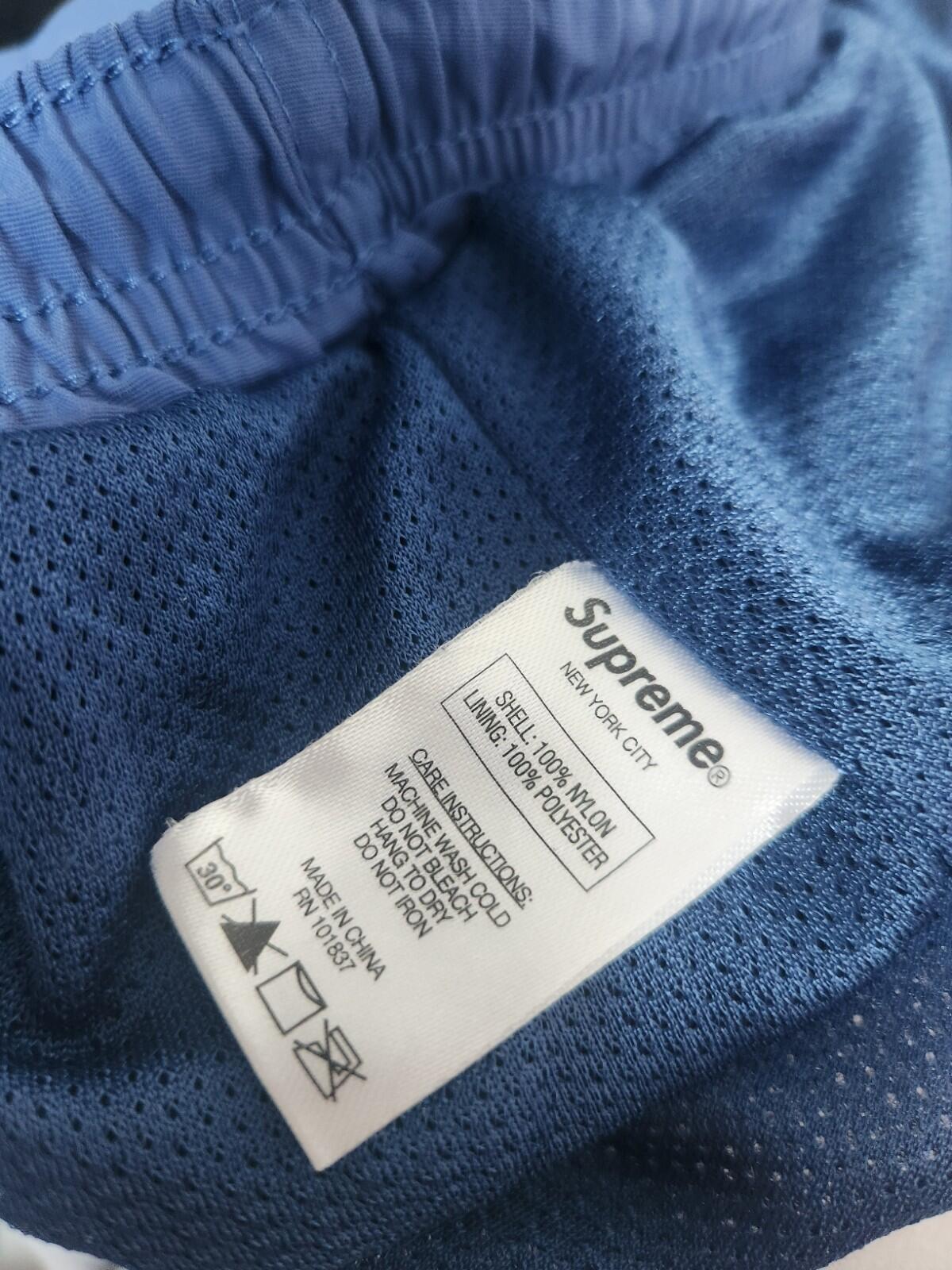 SS20 Supreme Nylon Water Short Pale Purple Swim Nylon Shorts Medium Supplex Blue