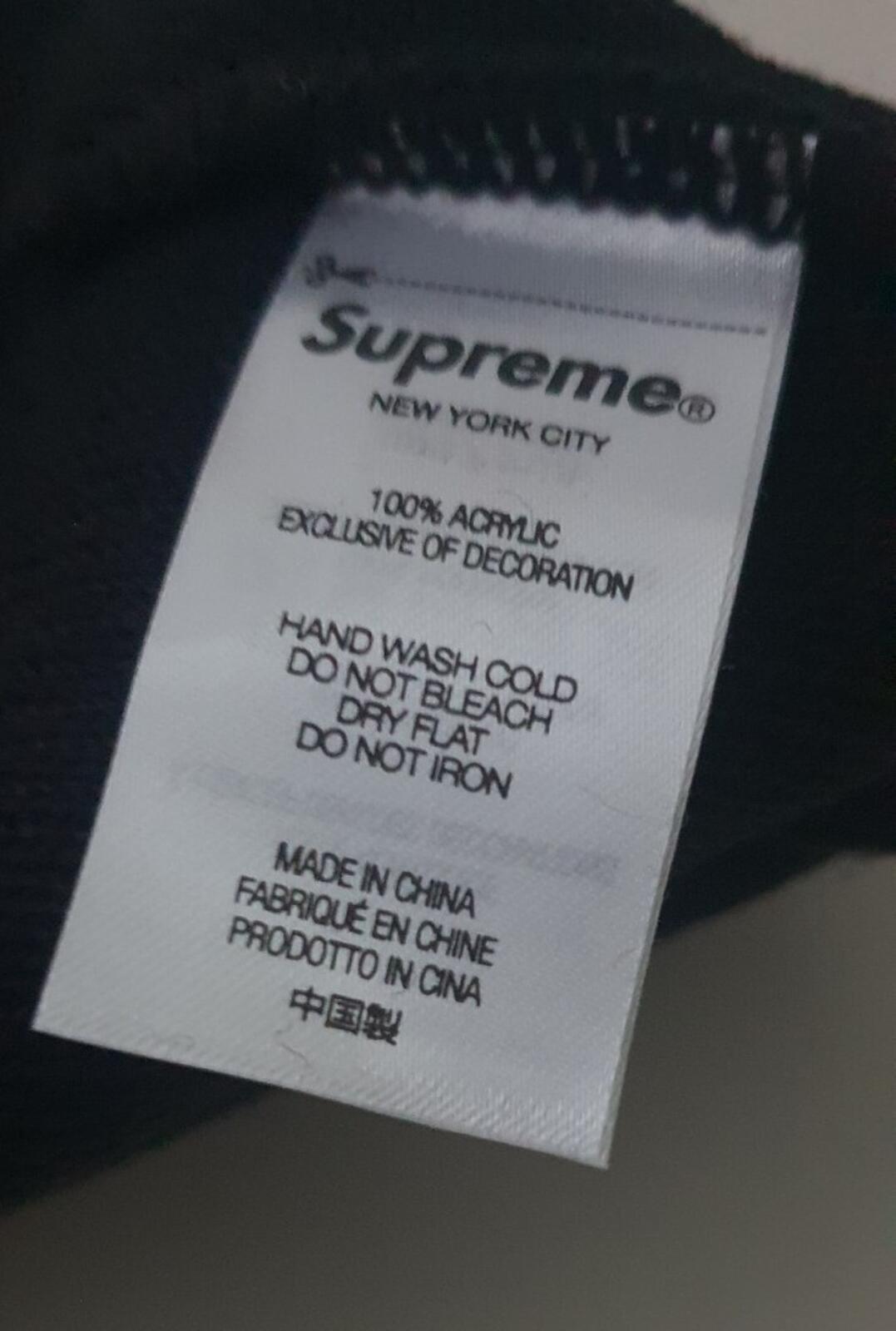SS23 Supreme Motion Logo Beanie Black