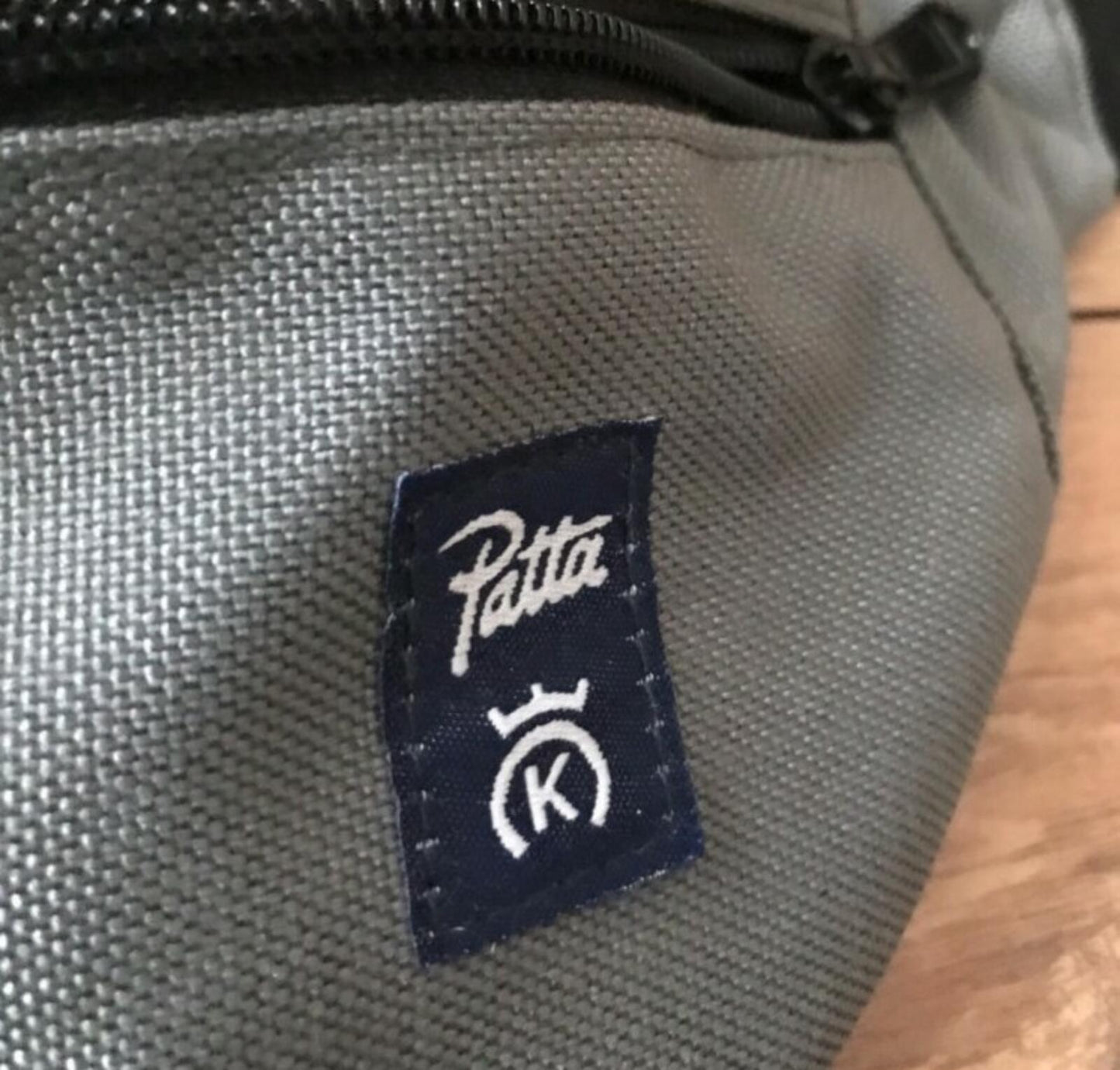 Patta x 24 Kilates x Sperry Top-Sider grey waist bag from 2014 shoulder Rare