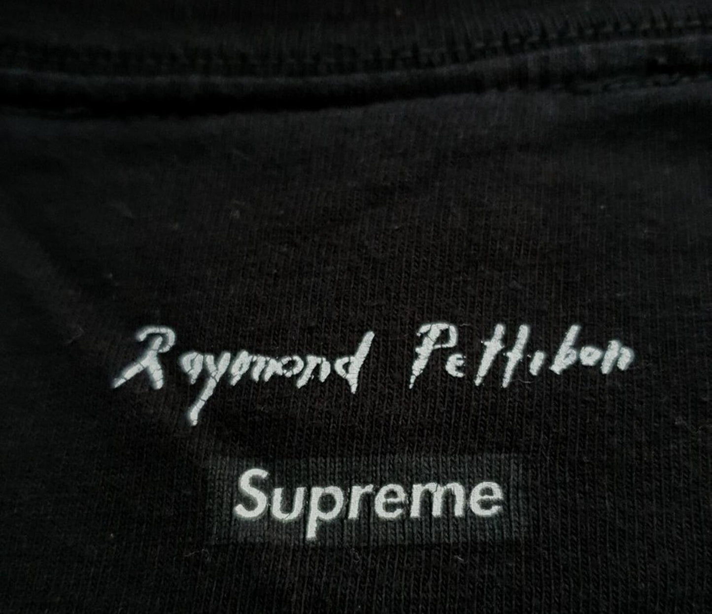 FW14 Supreme x Raymond Pettibon Bang tee black T-shirt