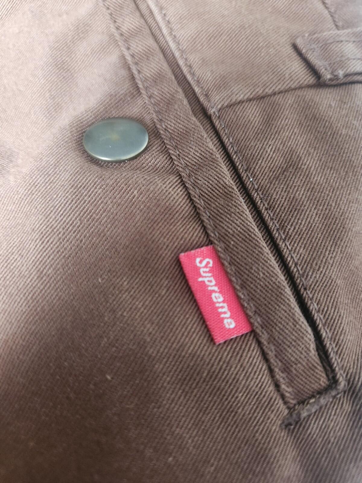 Pantalones cortos de trabajo Supreme SS19 talla 34, color café