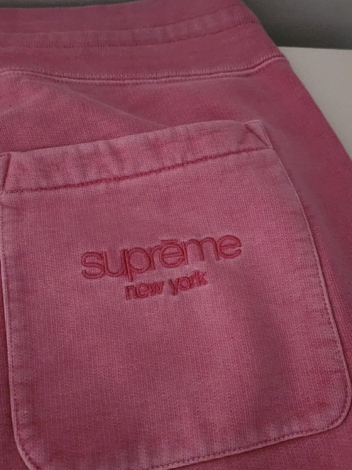 SS15 Supreme Over Dyed Sweatshort short L Large shorts Short 2015 Rare Coral