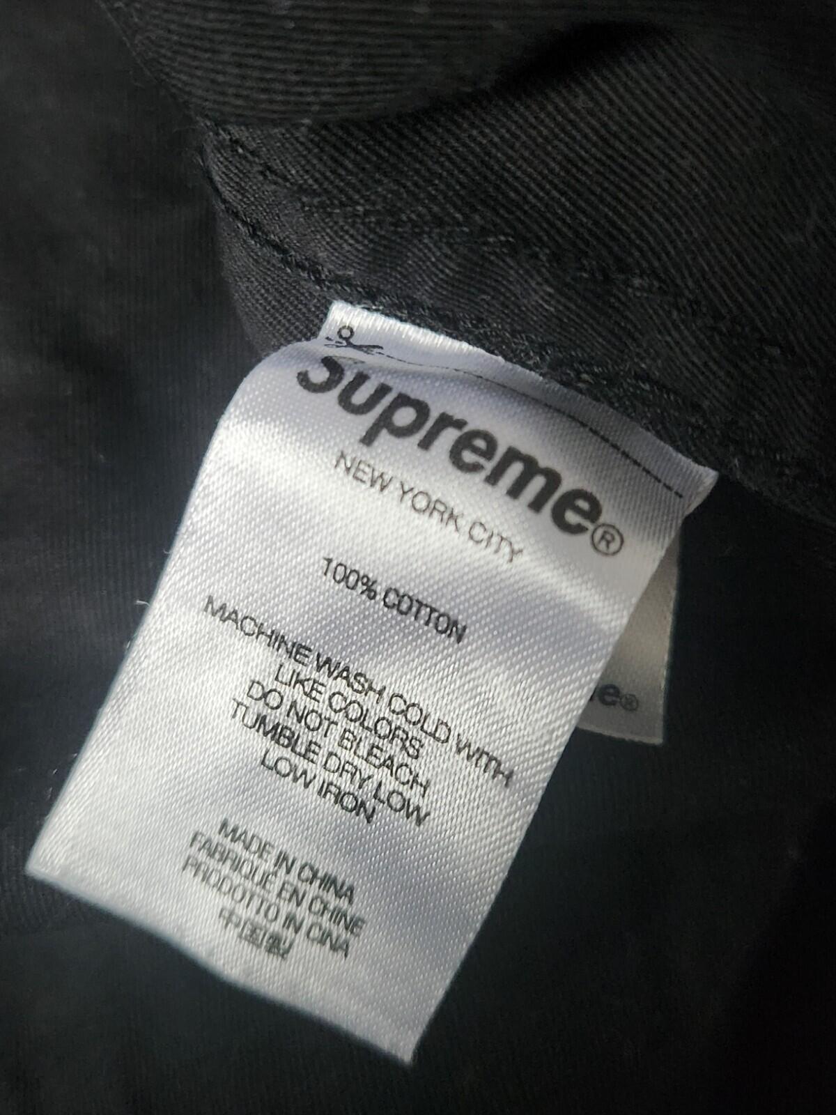 FW21 Supreme Small Box Black Shirt Black Size M