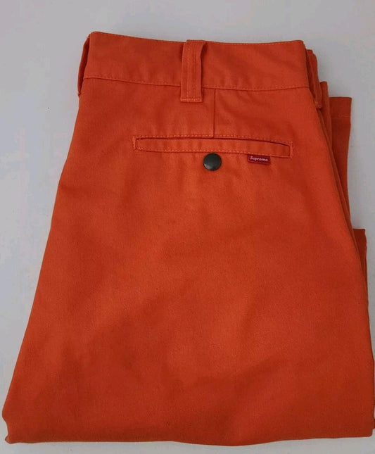 FW21 Supreme work pant size 32 Orange trousers pants W32 L32