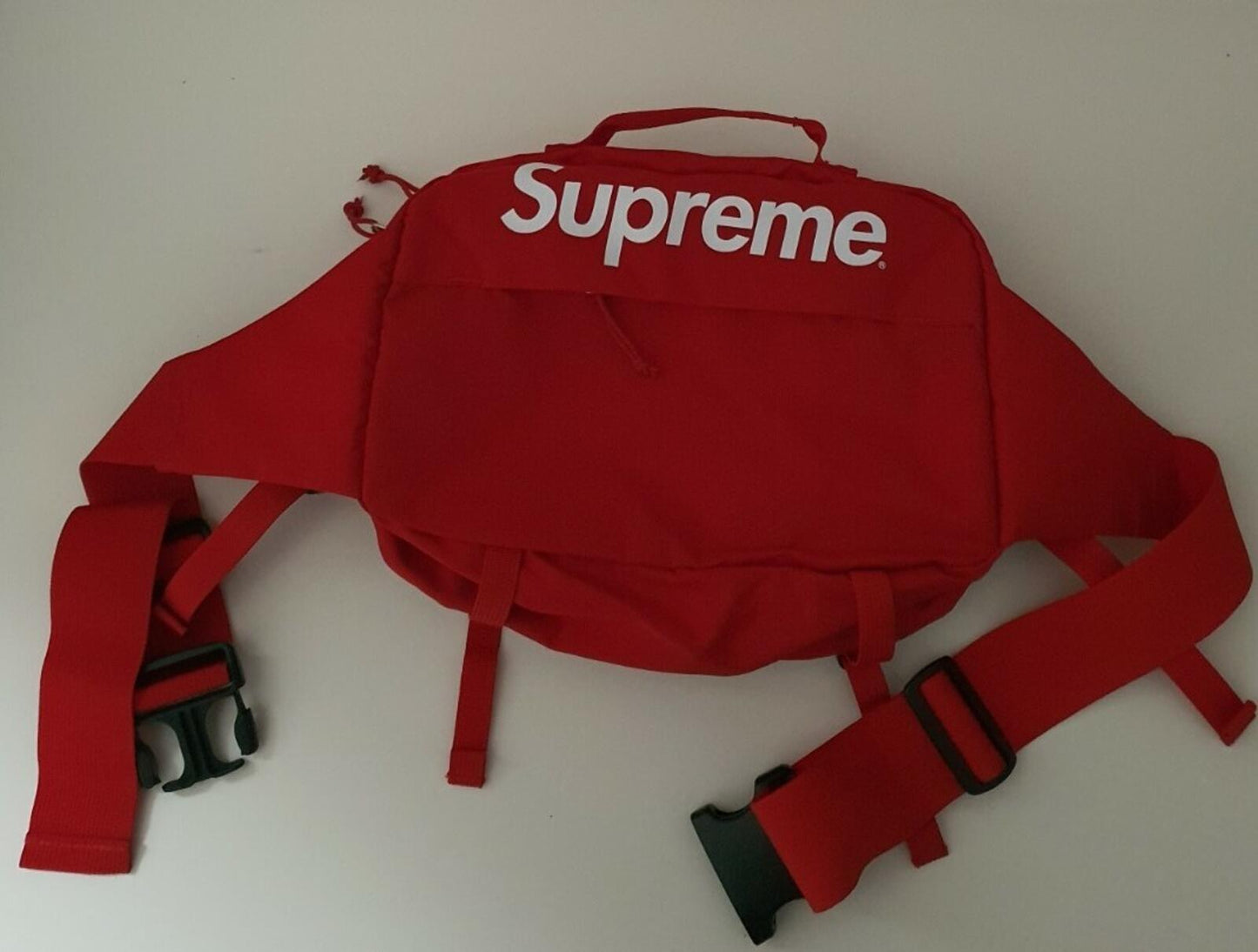 SS16 Supreme Shoulder Waist Bag Red