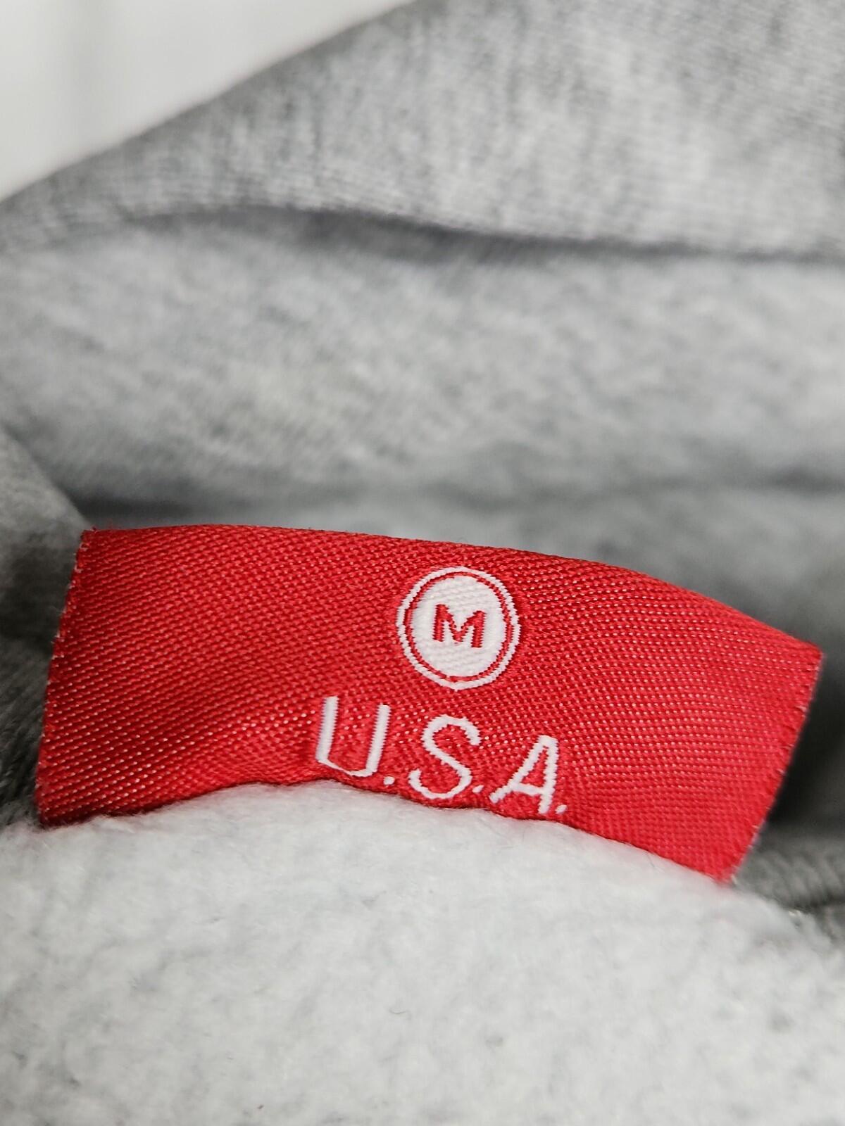1996 Supreme Crewneck Medium Grey Sweatshirt Orange Blue Logo Vintage Grail
