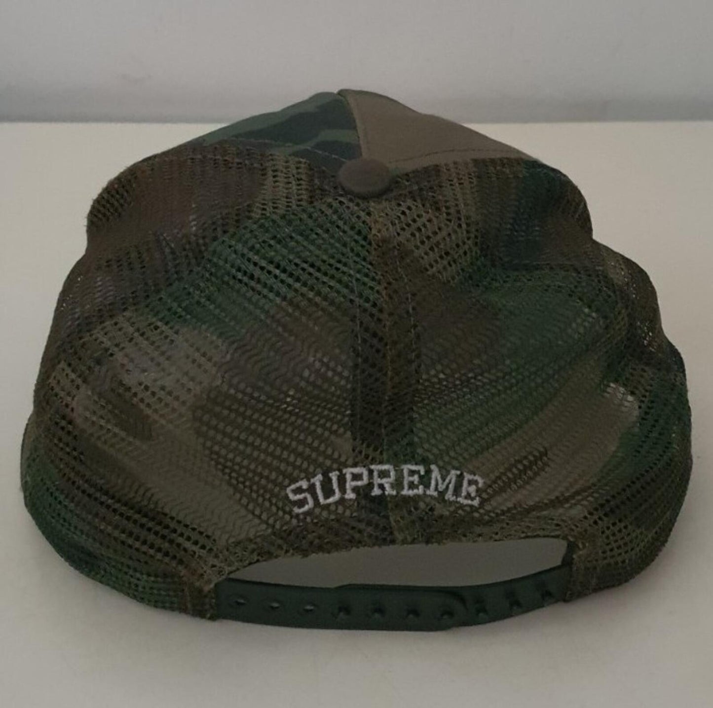 FW12 Supreme Sidewinder 5-panel Mesh Hat Woodland Camo Snake