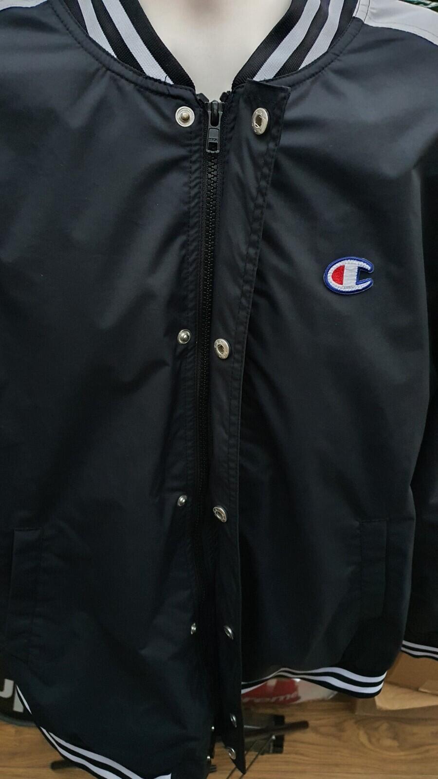 SS14 Supreme x Champion Warm Up Jacket Black Size XL