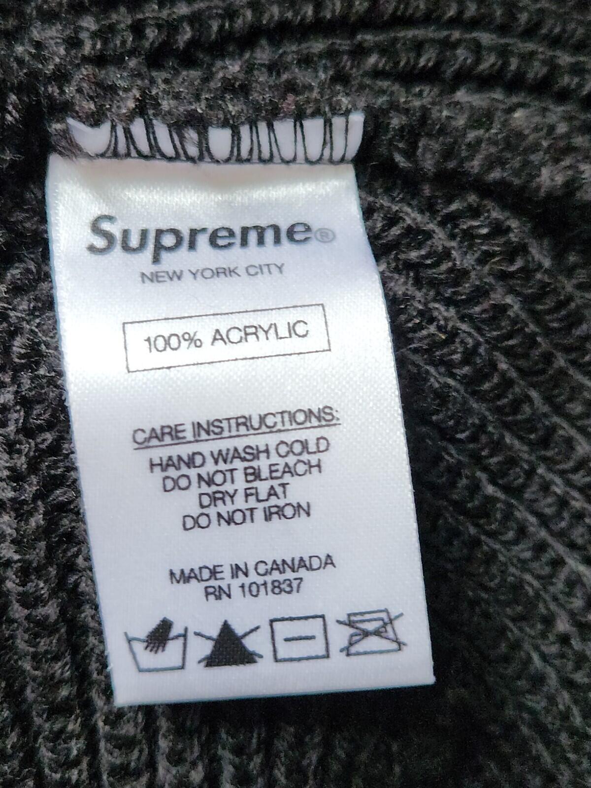 FW16 Supreme x Playboy Patch Beanie Black