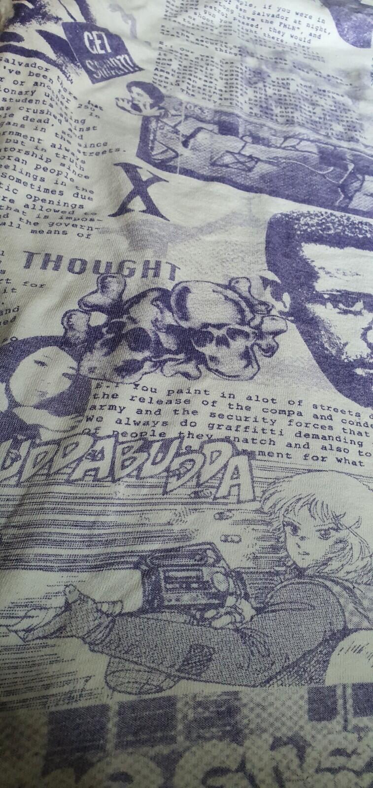SS07 Supreme Malcolm X Ultraman Anime Manga Tee White Size XL
