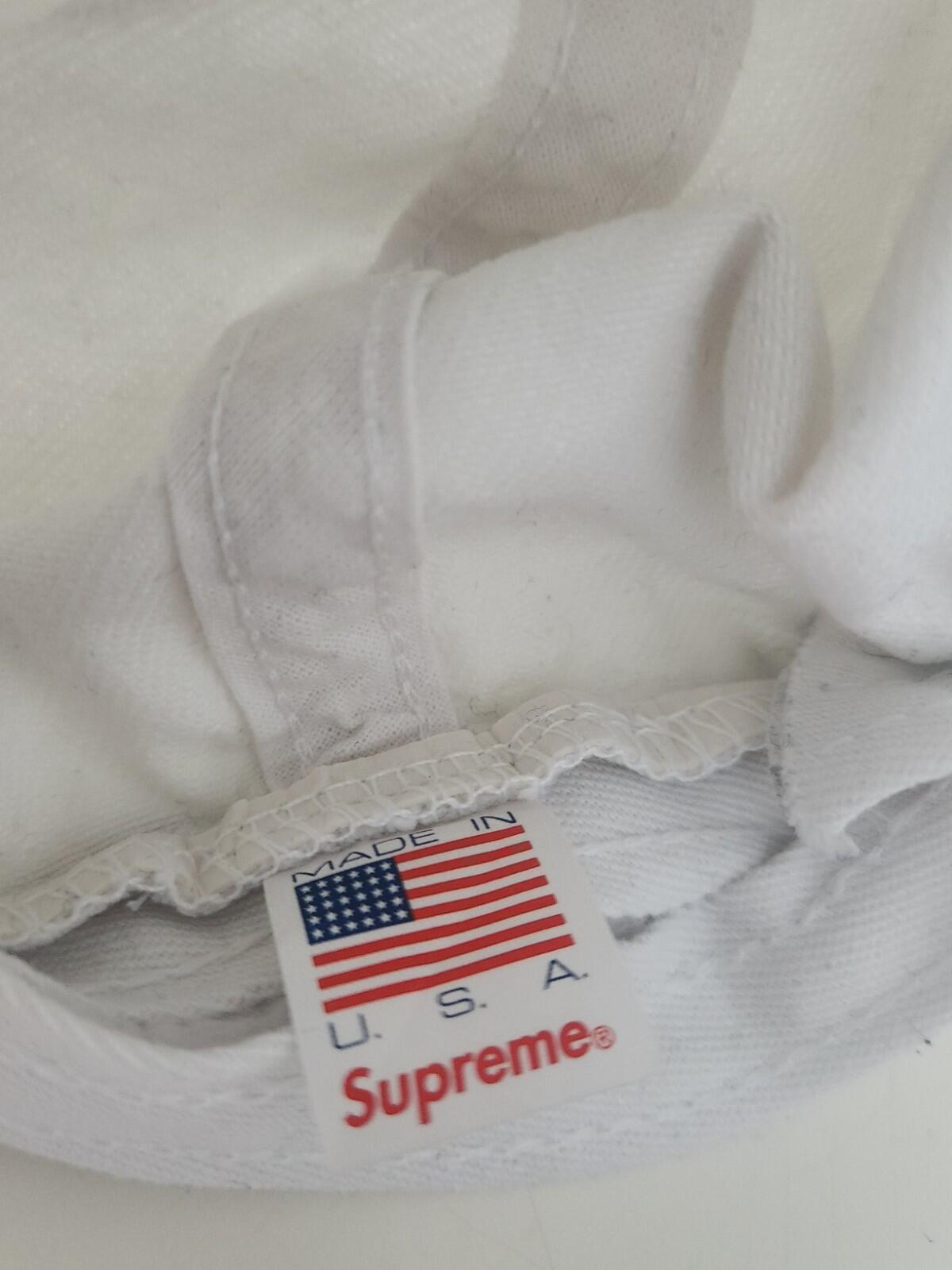 SS19 Supreme Love Each Other 6-Panel White Hat Cap Made In U.S.A