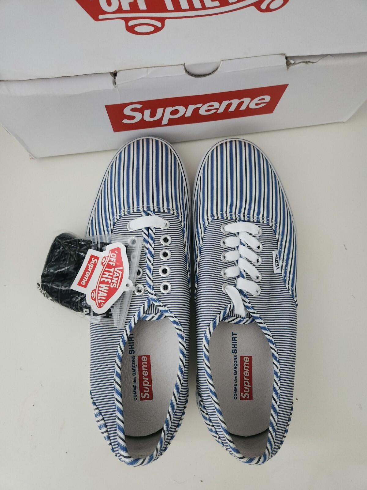 SS12 Supreme x Vans Comme Des Garcons Authentic Pro US 9.5 UK 8.5 EU 42.5 CDG