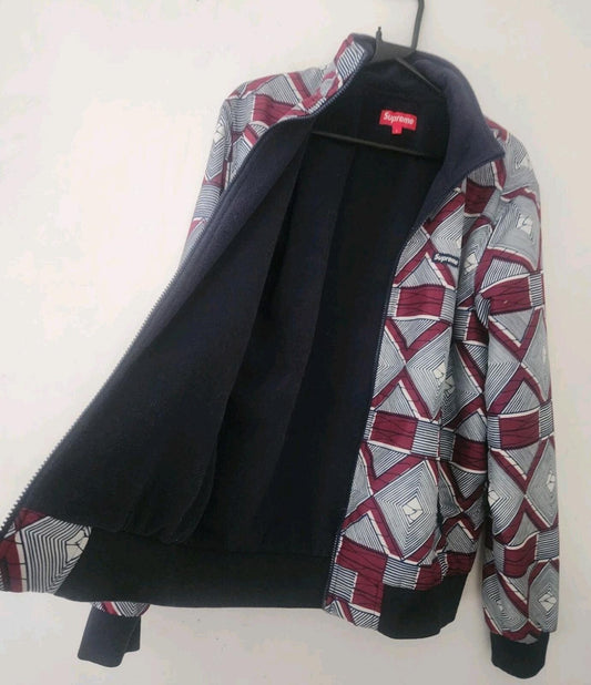 Cortavientos Supreme SS12 African talla L chaqueta grande vintage 2012 abrigo raro top