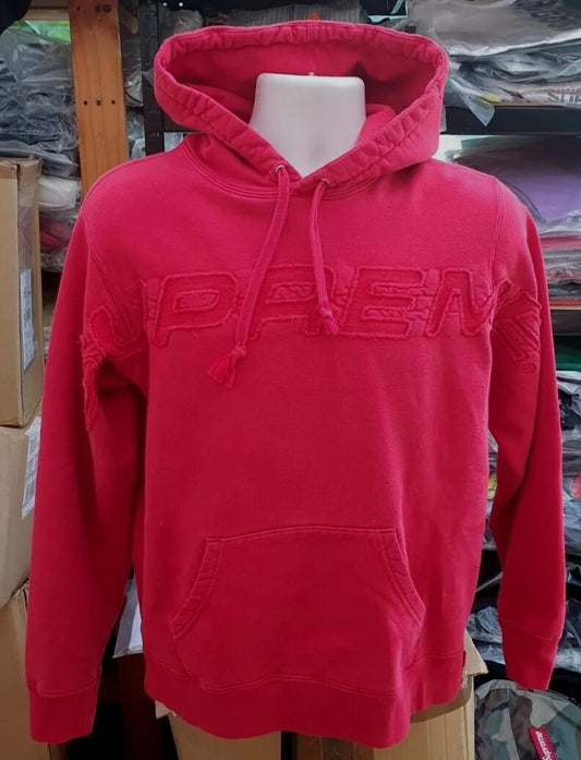 SS19 Sudadera con capucha Supreme Set In roja talla S pequeña