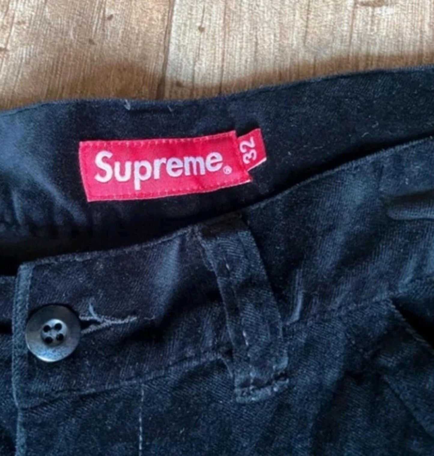 SS19 Supreme Velvet Flight Pant Black Größe 32