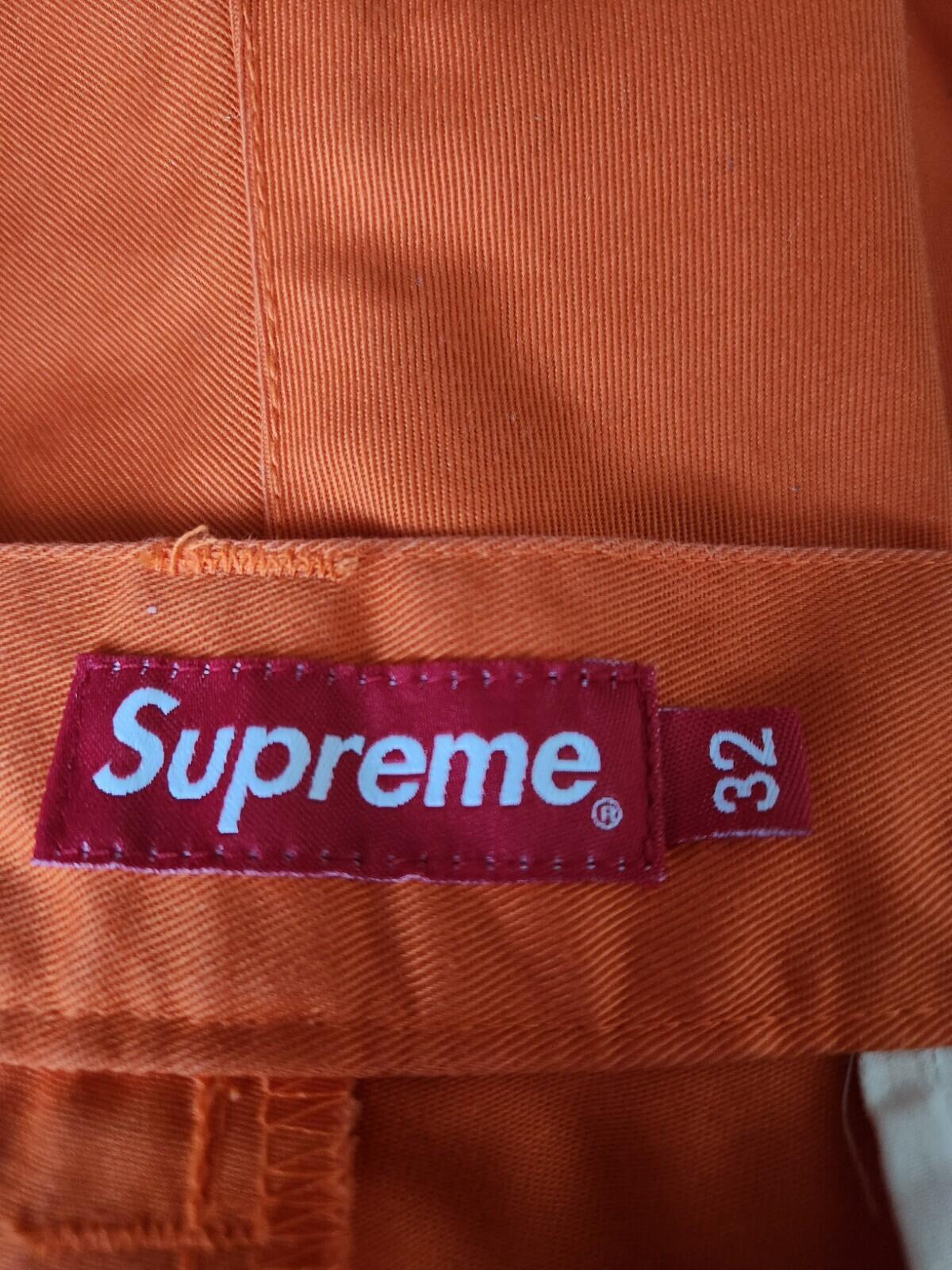 FW21 Supreme work pant size 32 Orange trousers pants W32 L32