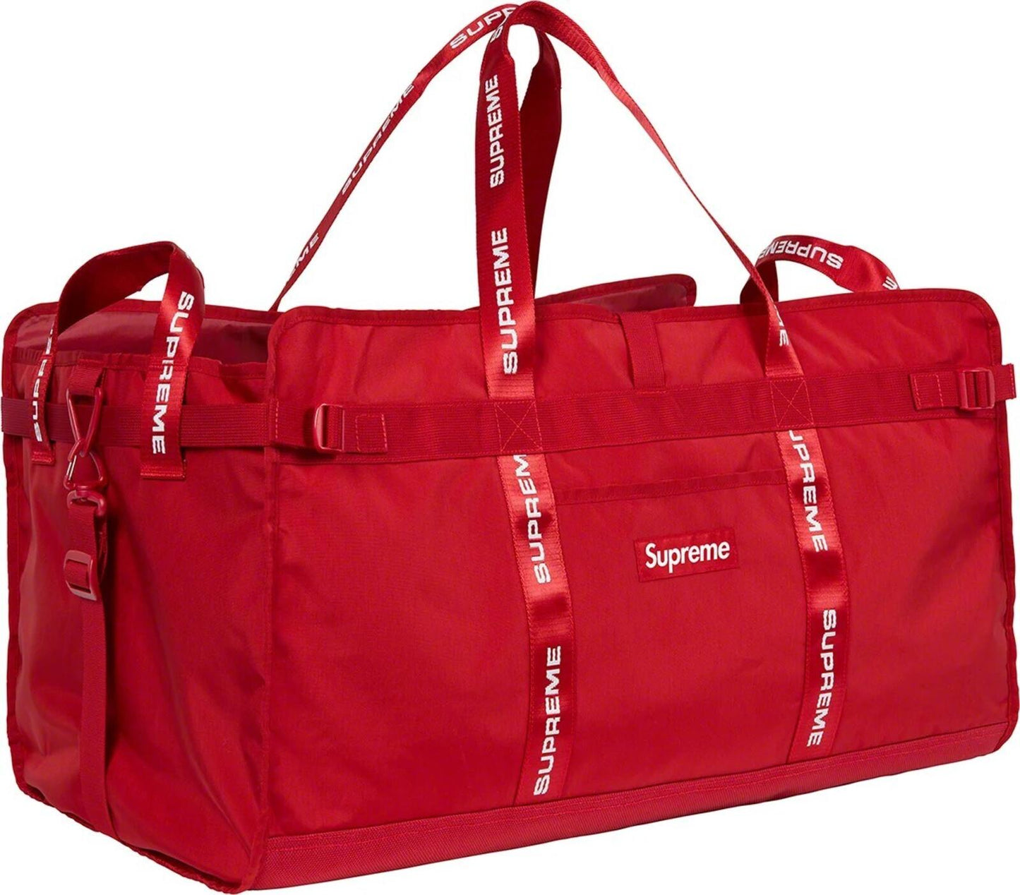 FW22 Supreme Large Haul Tote Red Shopping Bag Duffle New Water Resistant