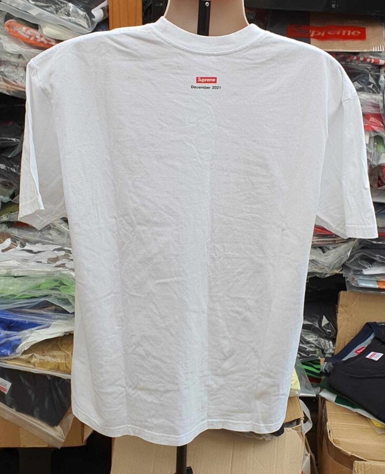 FW21 Supreme Spend It Tee White Size XL Christmas