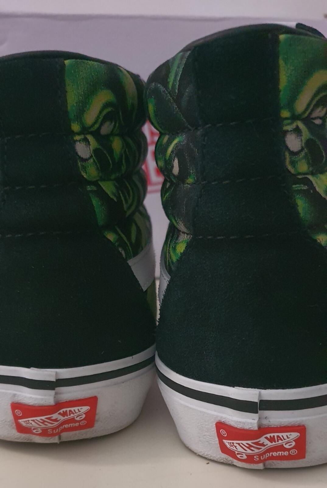 SS18 Supreme x Vans Skull Pile Sk8-Hi UK 10 US 11 EUR 44.5 Turnschuhe
