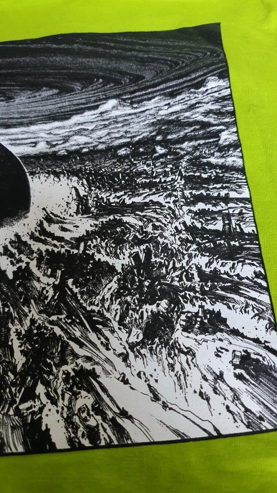 FW17 Supreme x Akira Neo-Tokyo L/S Tee Lime Size M Anime