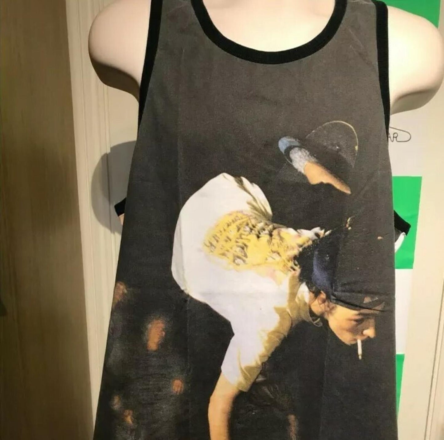 2005 Supreme Bill Thomas Foto Tank Trägerloses Top L T-Shirt Vintage Selten