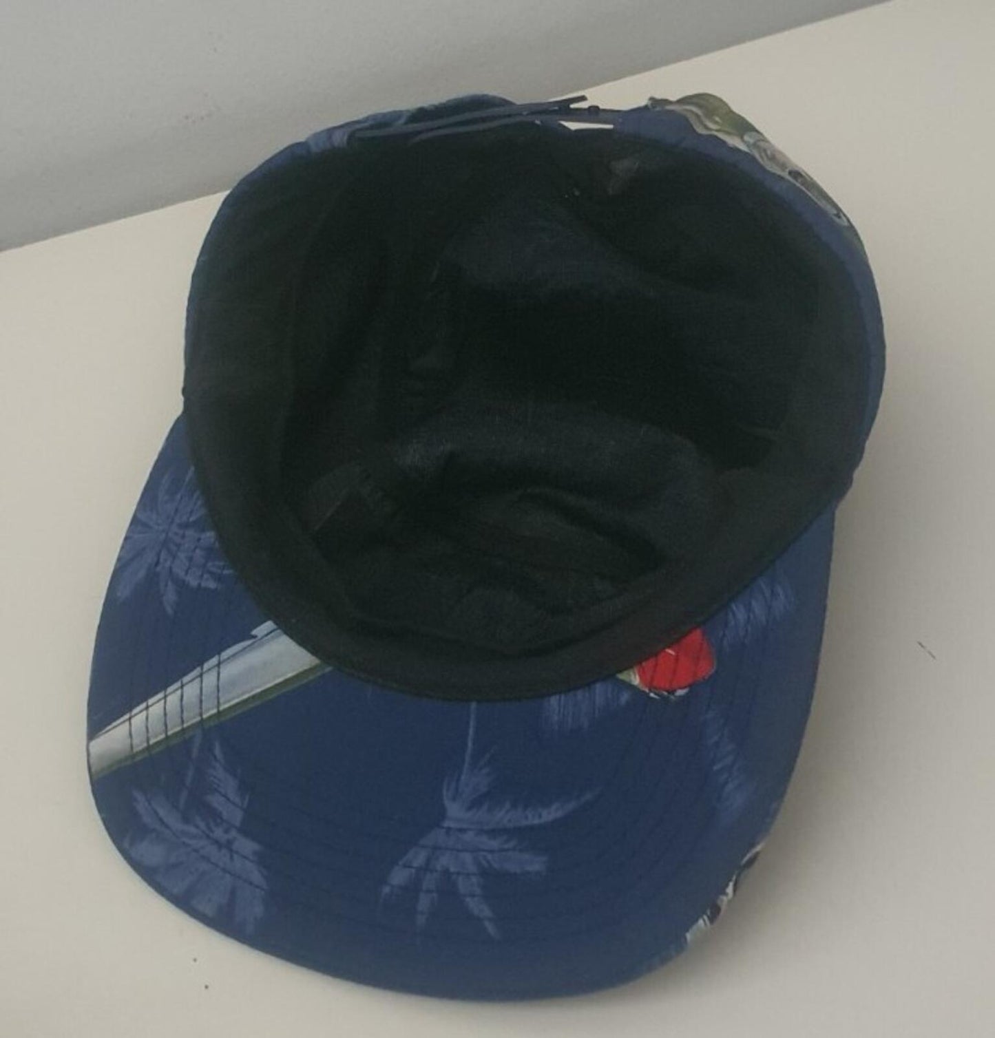 SS13 Supreme Bomber Pillbox hat Blue cap Vintage 2013 Plane Aeroplane Rare