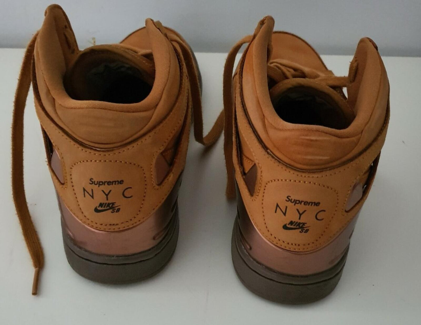 FW11 Supreme x Nike Zoom Air 94 Hi wheat US 10 UK 9 EUR 44 trainers lot  Vintage
