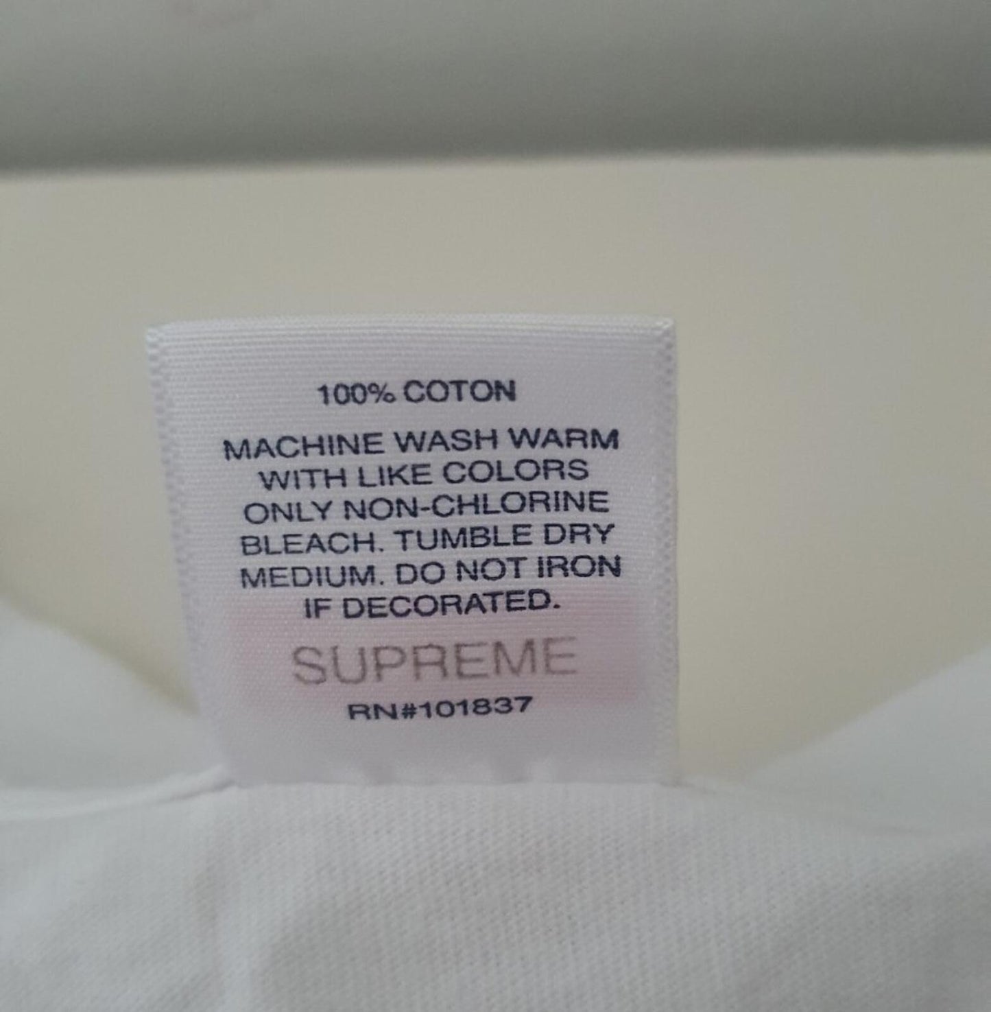 FW21 Supreme Spend It Tee White Size XL Christmas