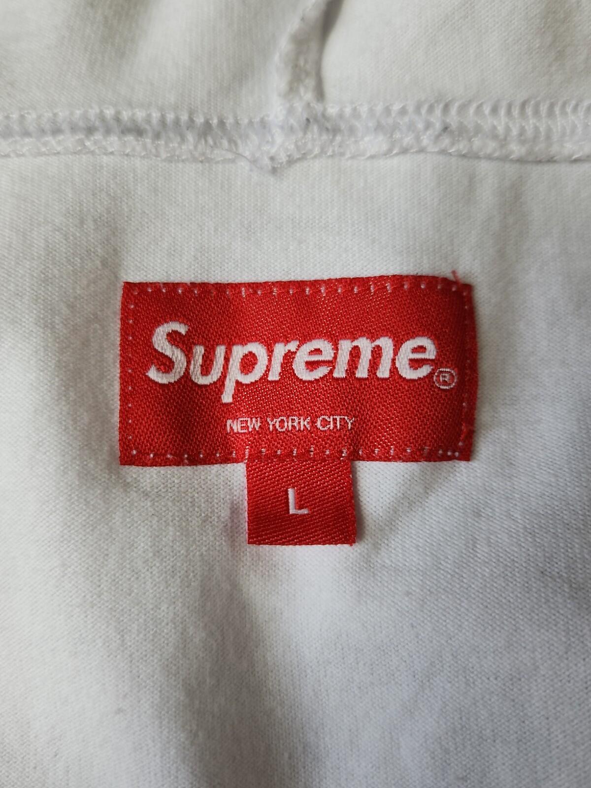 FW22 Supreme Layered Hooded L/S Top Hoodie White Size L