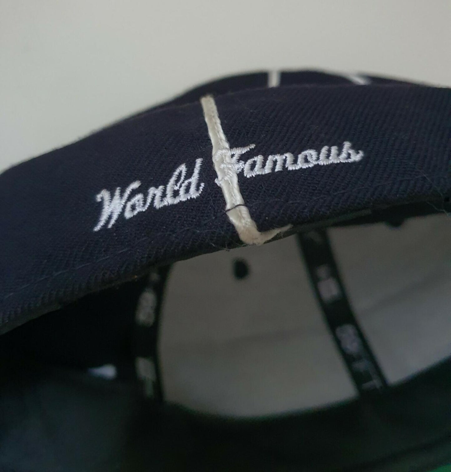SS17 Supreme New Era 59fifty Piping Box Logo Cap Navy Size 7 1/2