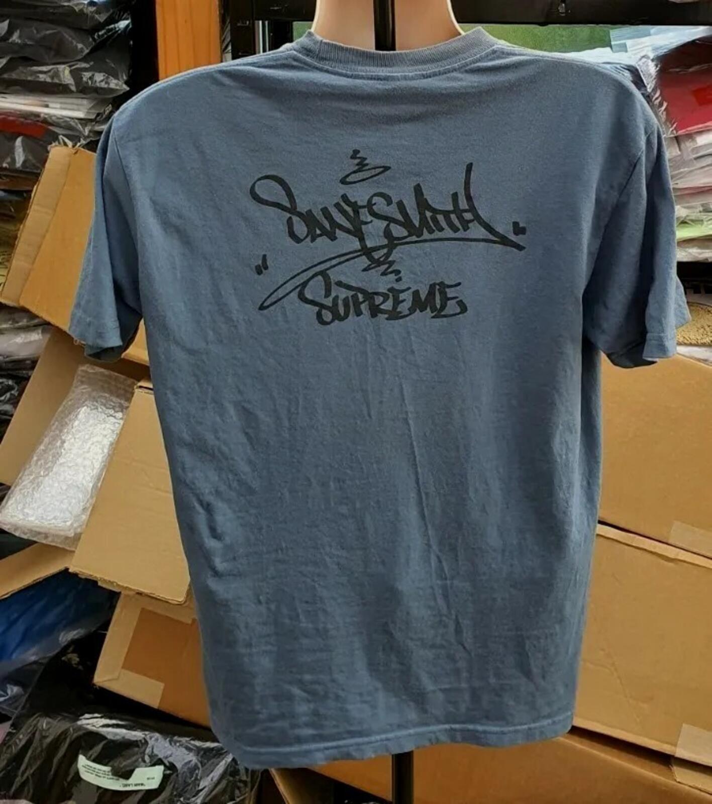 FW19 Supreme Bridge Tee Slate Size L Sane Smith
