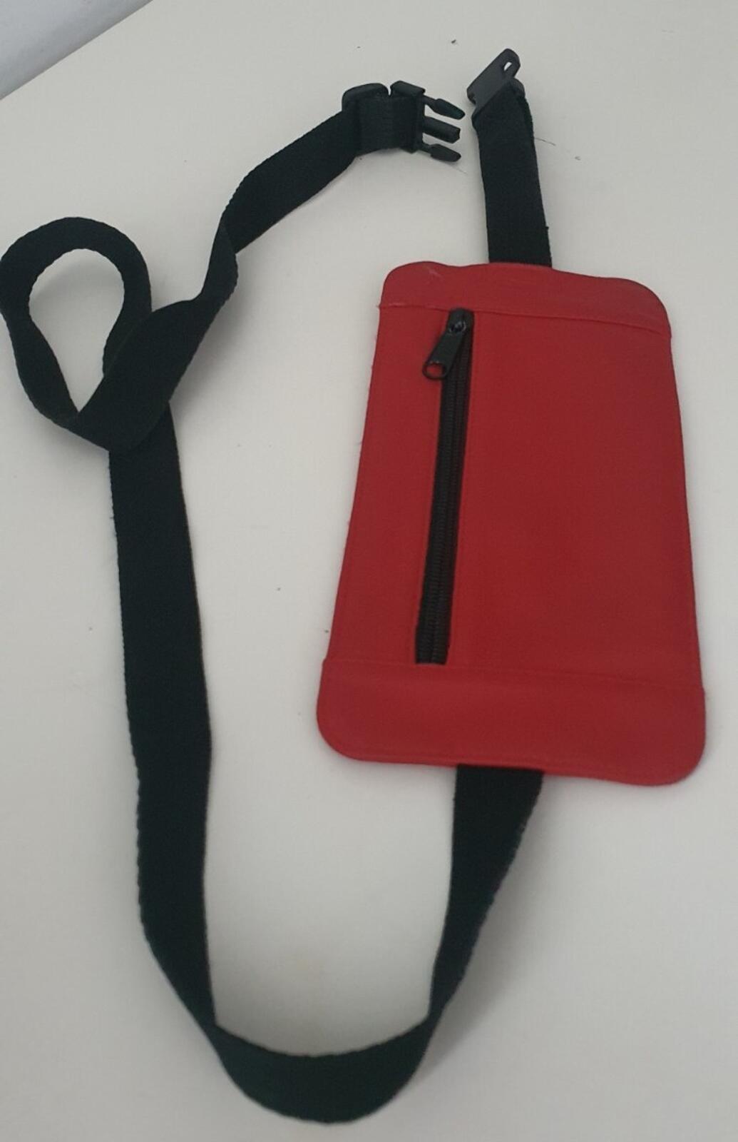 SS19 Supreme Leather Waist / Shoulder Pouch Bag Red