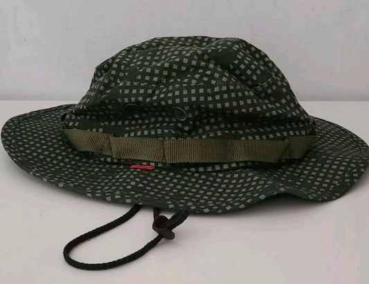 Gorro de pescador SS14 Supreme Grid Camo M/L Crusher Verde Oliva Mediano / Grande