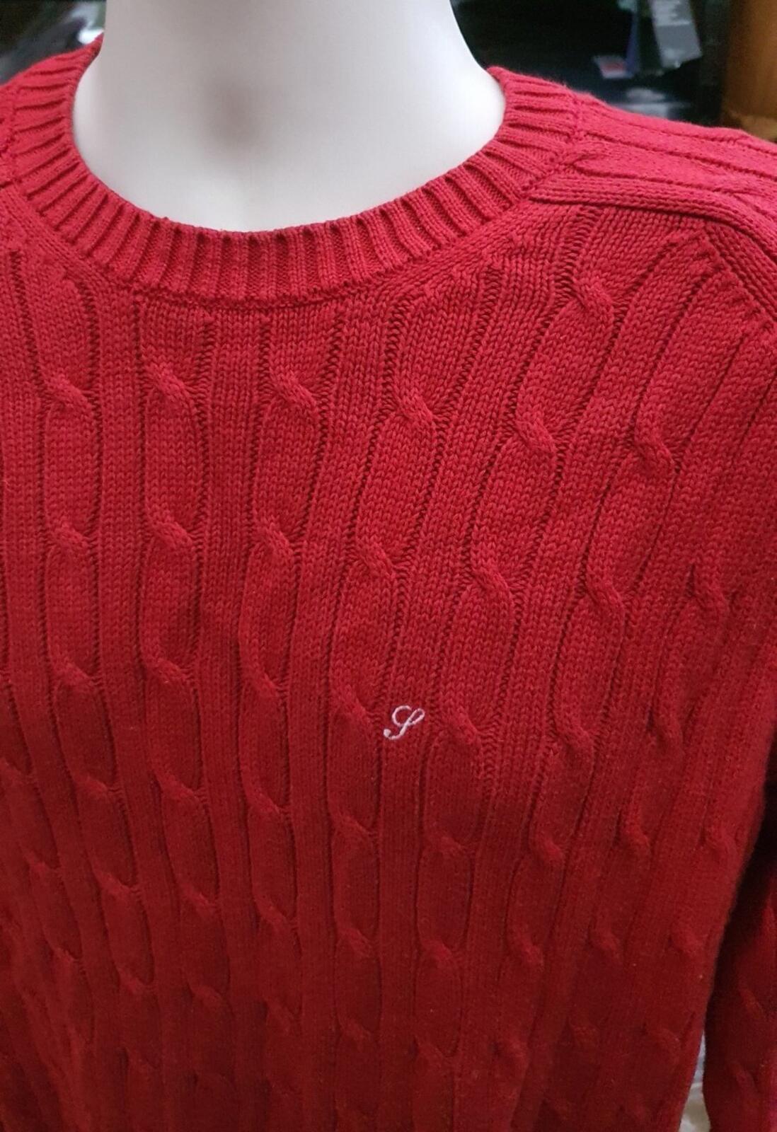 SS11 Supreme Cable Knit Sweater Red Size M