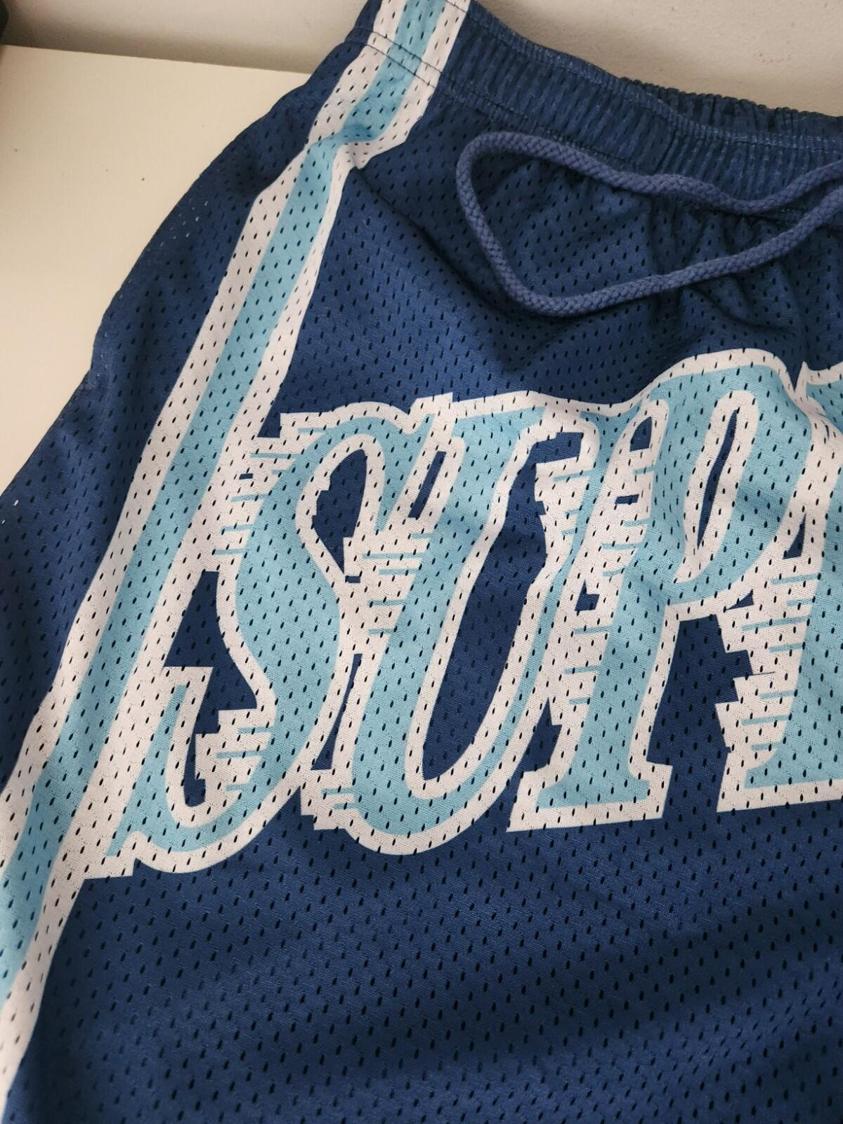 SS23 Supreme Slap Shot Baggy Mesh Short Navy Shorts Size XL Blue