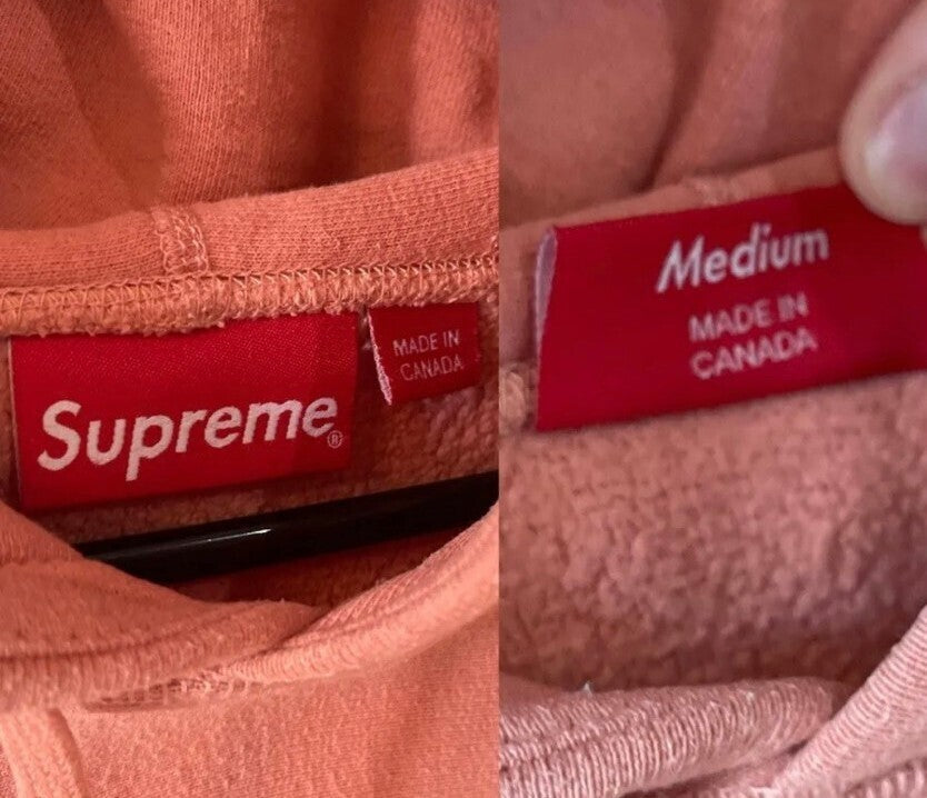 SS21 Supreme Small Box Logo Hooded Sweatshirt Dusty Coral Size M
