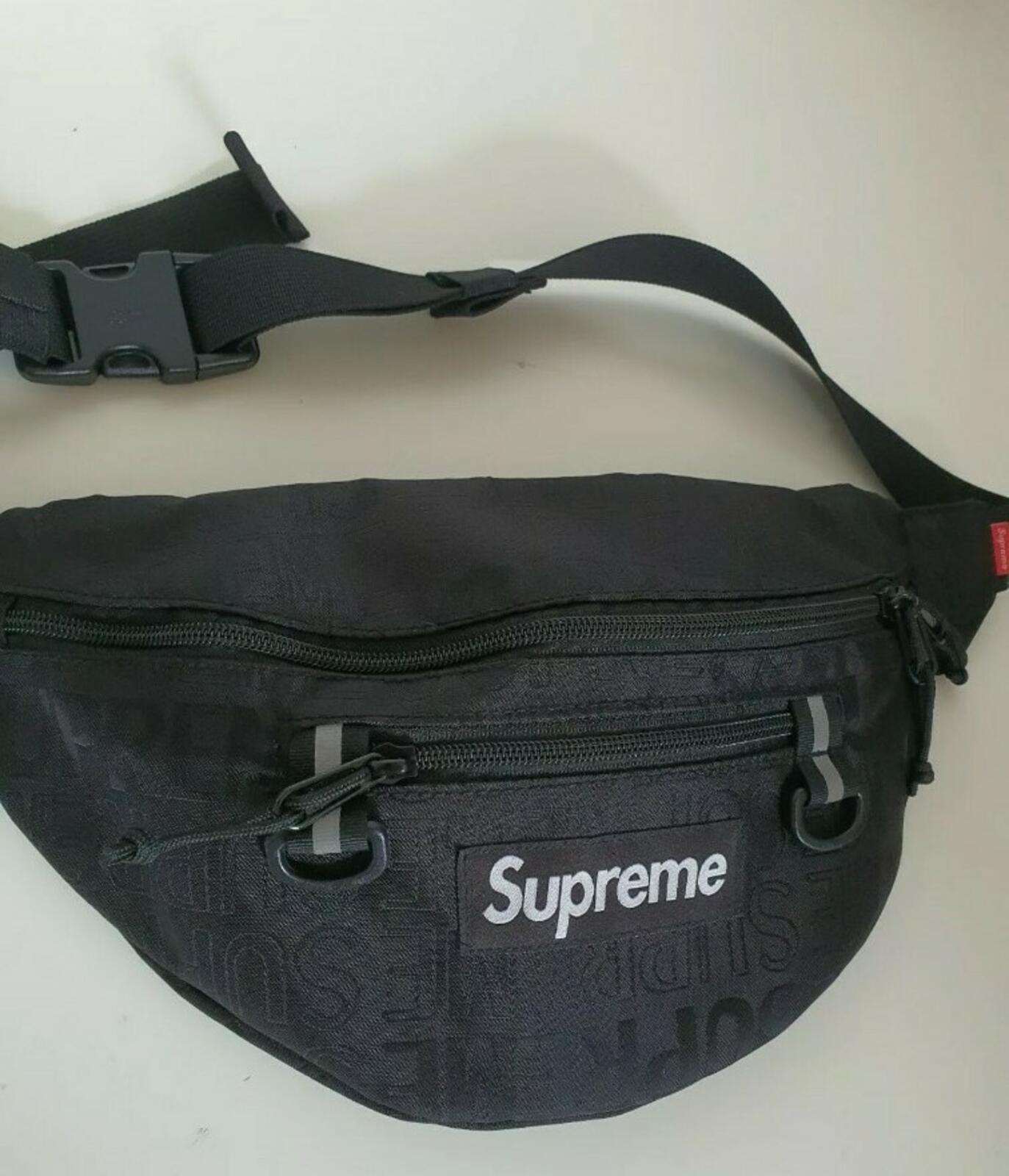 SS19 Supreme Waist Bag Black