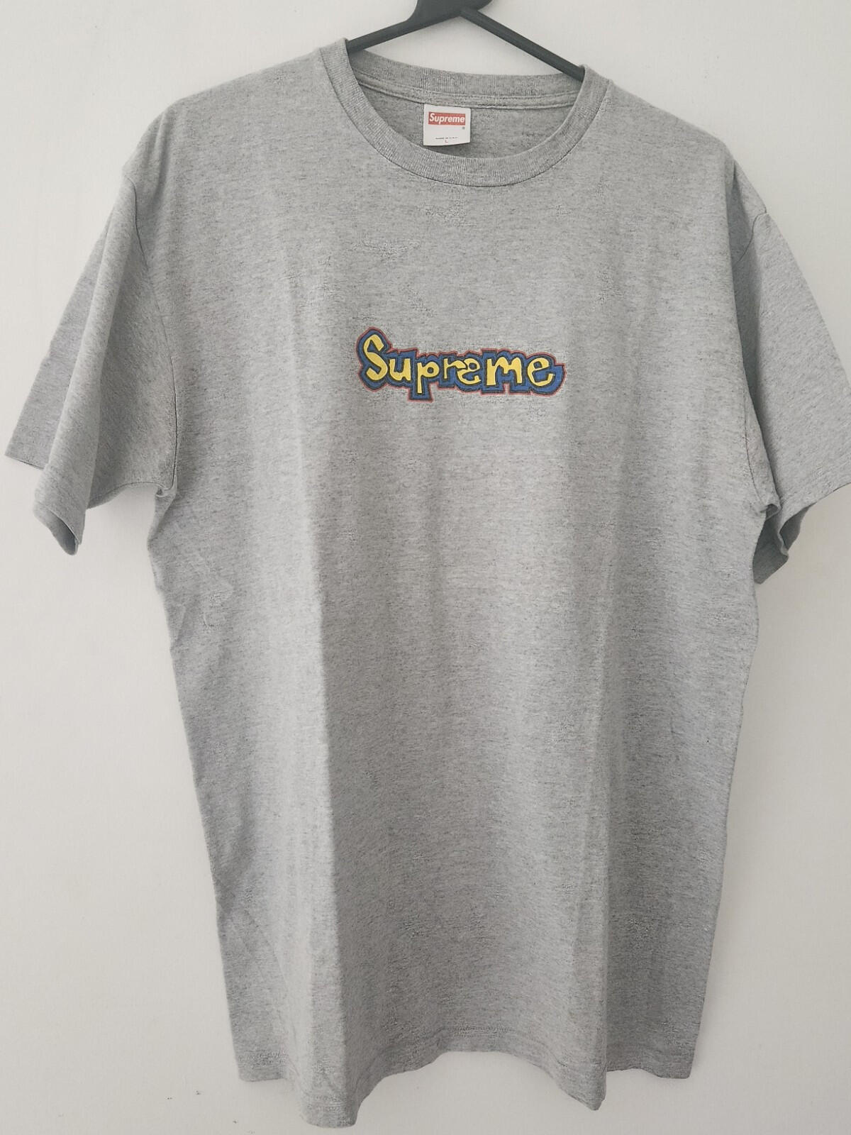 2007 Supreme Gonz Logo Tee Grey Size L Mark Gonzales