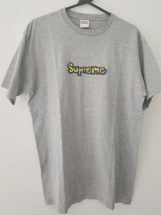 2007 Supreme Gonz Logo Tee Grau Größe L Mark Gonzales