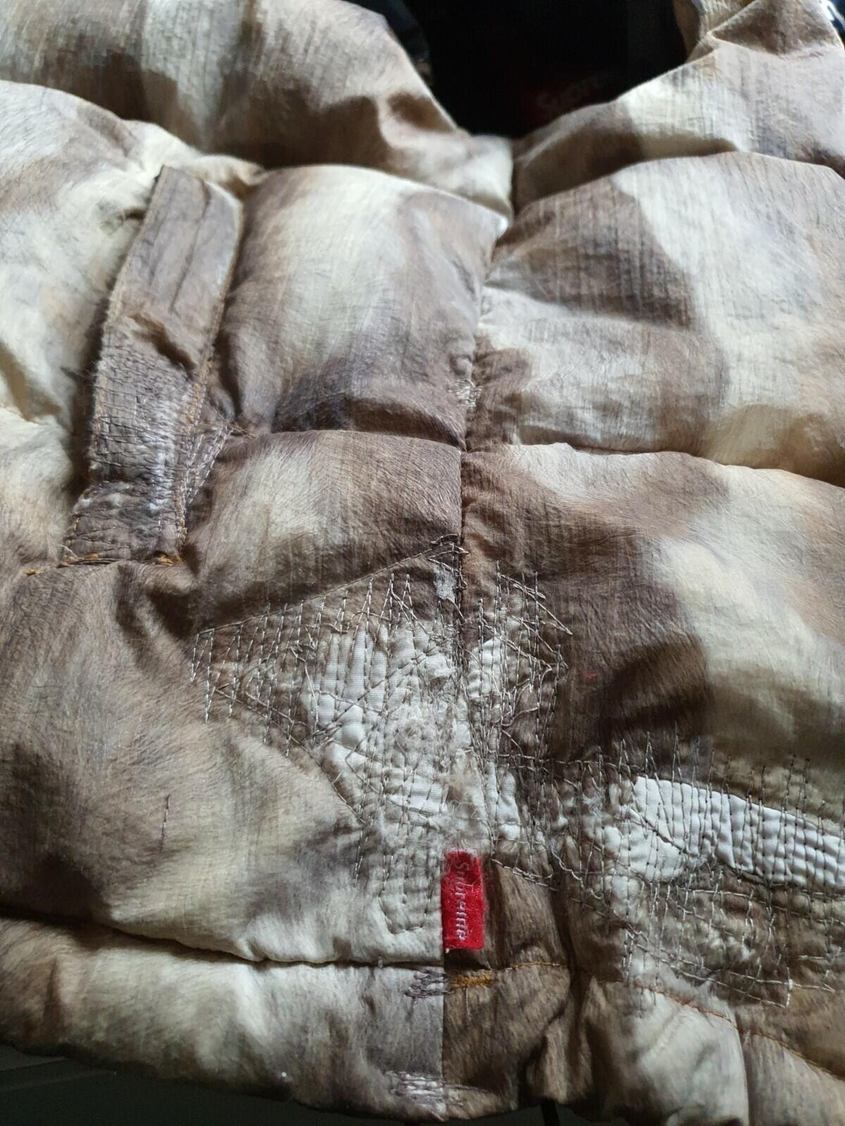 FW13 Supreme x The North Face Fur Nuptse Vest Jacket 700 Fill Goose Down Size L