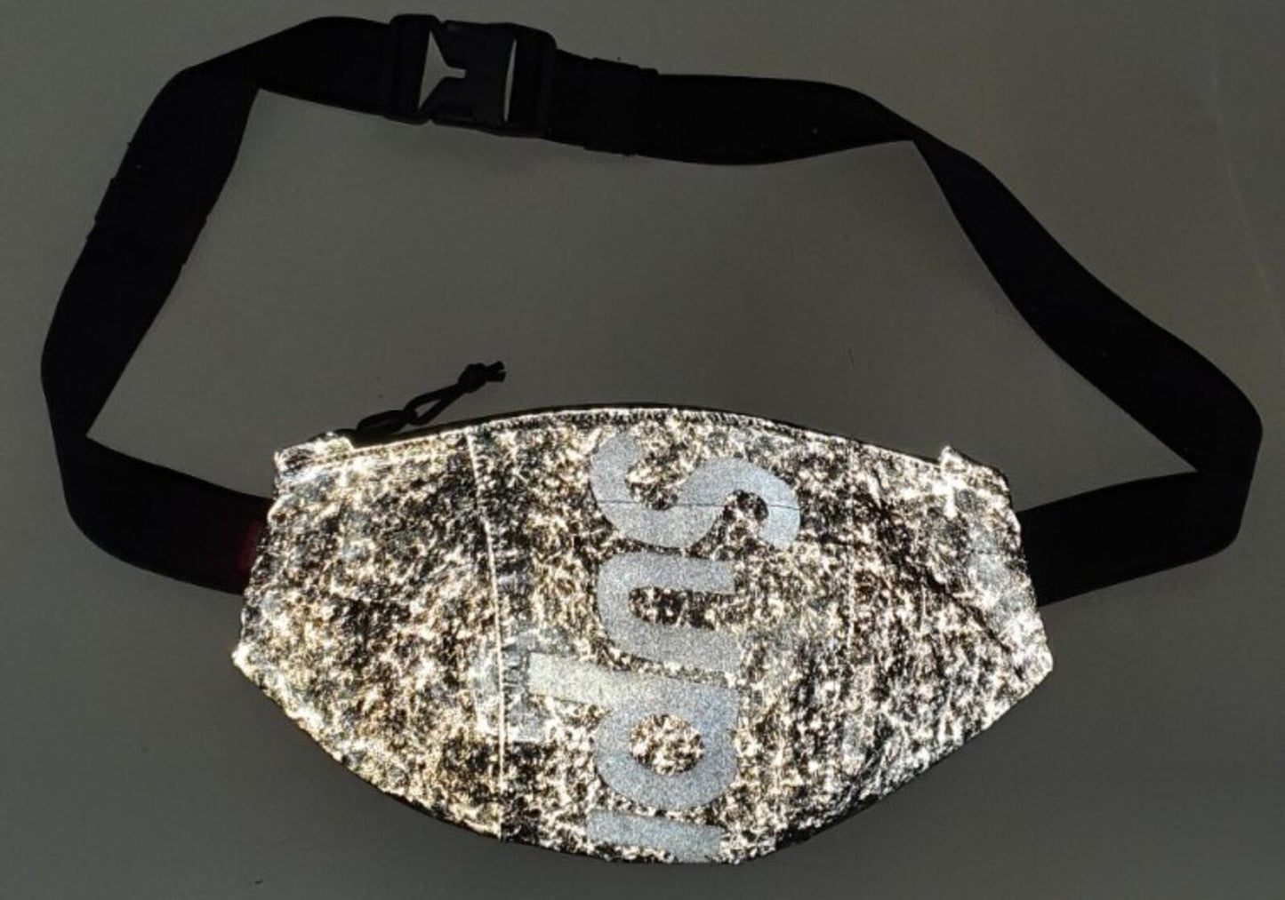FW20 Supreme reflective speckled waist bag black waterproof belt shoulder bag