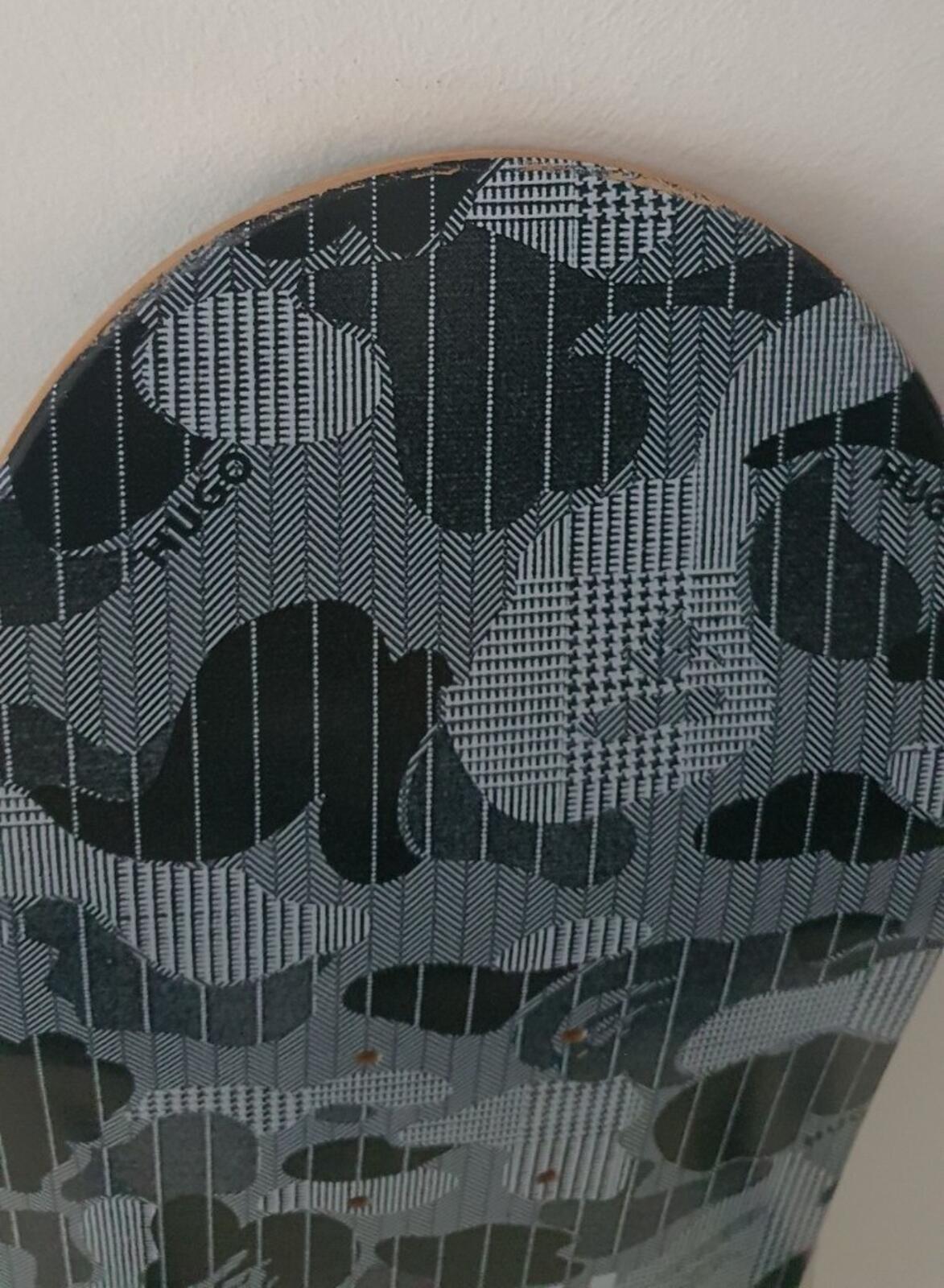 Hugo x Mr. BATHING APE Skateboard BAPE skate deck L 80cm X W 20.5cm RRP £129