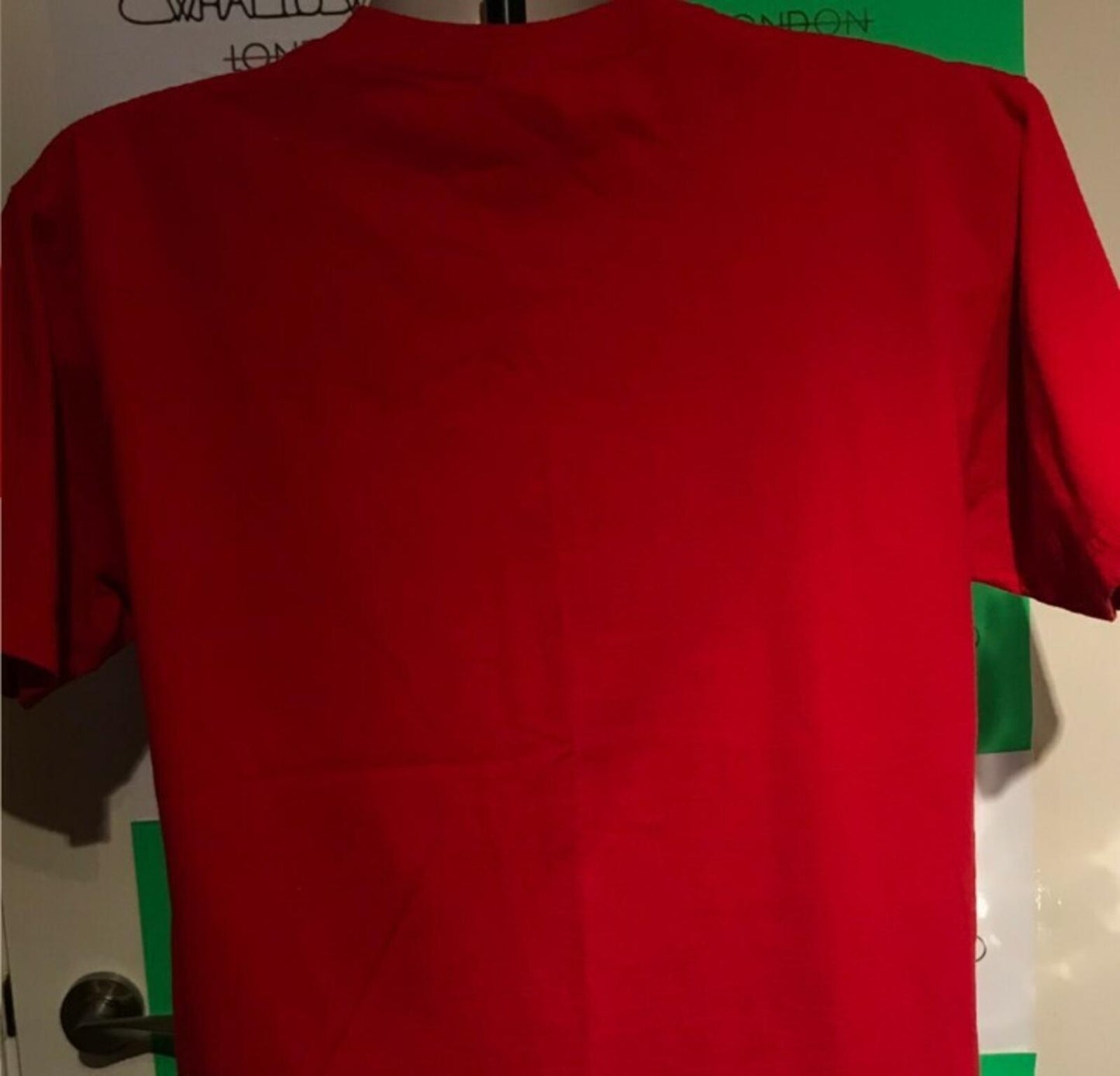 SS17 Supreme Automatic red tee Größe L großes T-Shirt AK47 Pistole