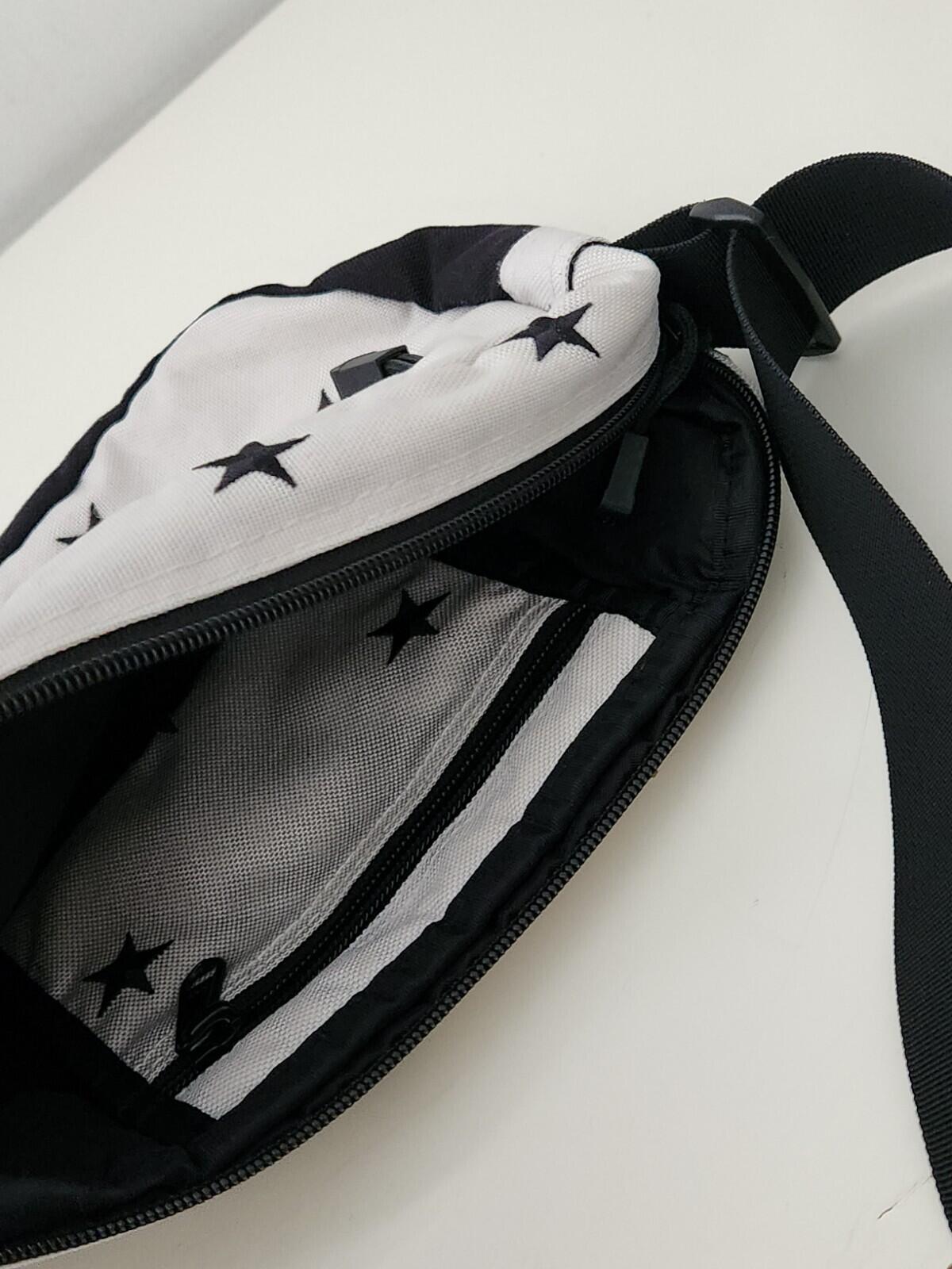 FW13 Supreme Embroidered Stars Shoulder Bag White