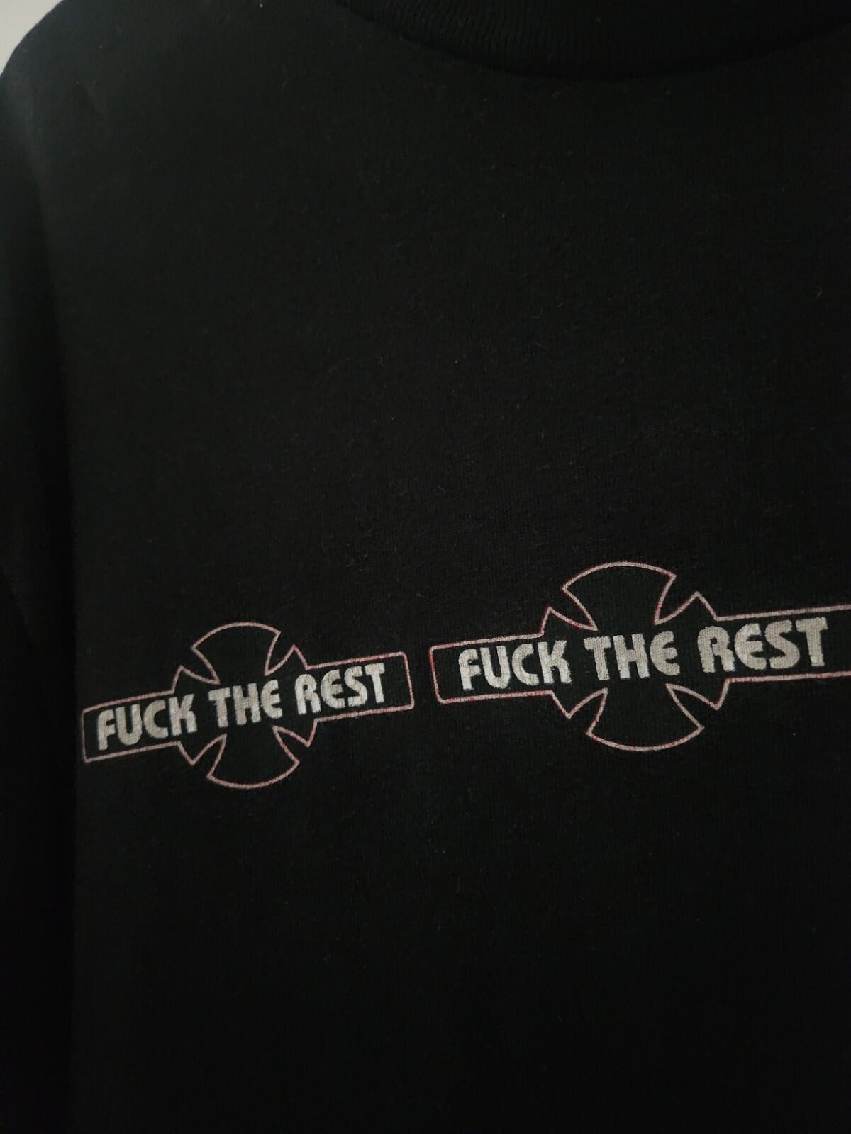 FW15 Supreme x Independent Fuc* The Rest tee XL Black T-shirt Made In USA
